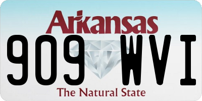 AR license plate 909WVI