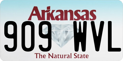 AR license plate 909WVL
