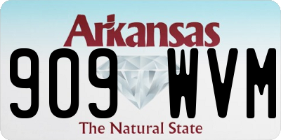 AR license plate 909WVM