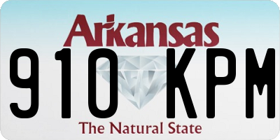 AR license plate 910KPM