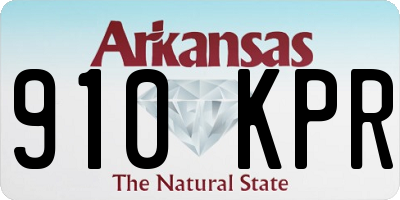 AR license plate 910KPR