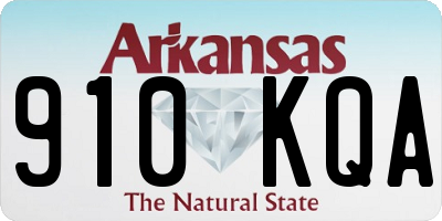 AR license plate 910KQA