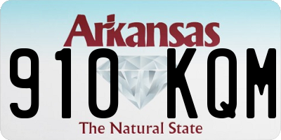 AR license plate 910KQM