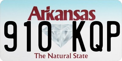 AR license plate 910KQP