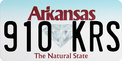 AR license plate 910KRS