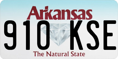 AR license plate 910KSE