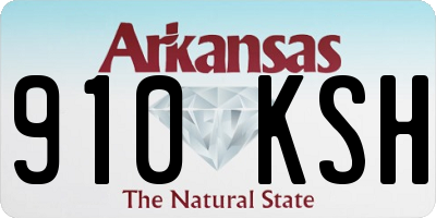 AR license plate 910KSH