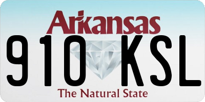 AR license plate 910KSL