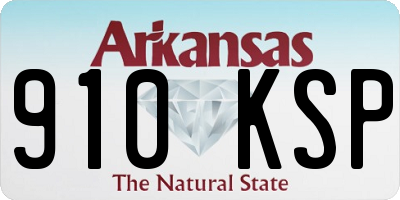 AR license plate 910KSP