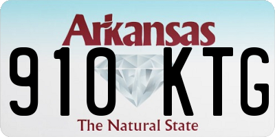 AR license plate 910KTG