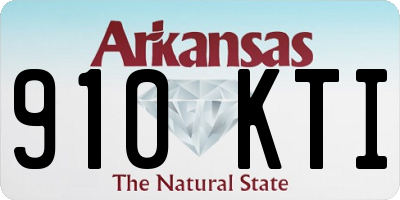 AR license plate 910KTI
