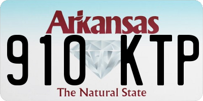 AR license plate 910KTP