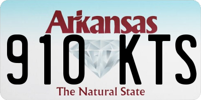AR license plate 910KTS