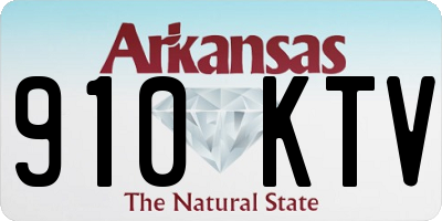 AR license plate 910KTV