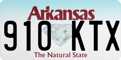 AR license plate 910KTX
