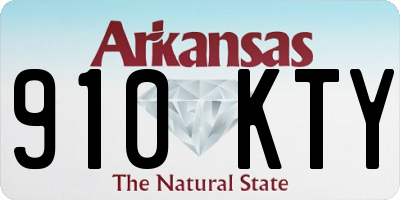 AR license plate 910KTY
