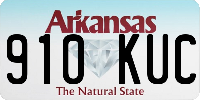 AR license plate 910KUC