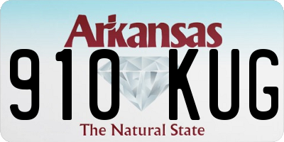 AR license plate 910KUG