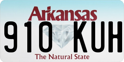 AR license plate 910KUH