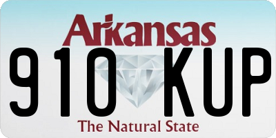 AR license plate 910KUP
