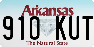 AR license plate 910KUT