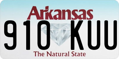 AR license plate 910KUU
