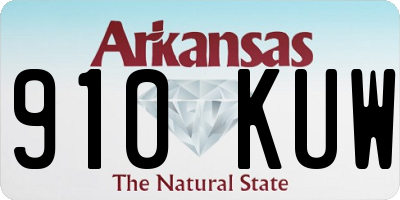 AR license plate 910KUW