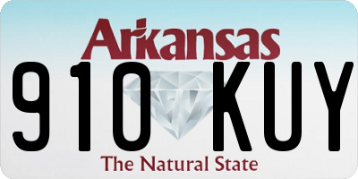 AR license plate 910KUY