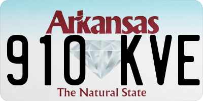 AR license plate 910KVE