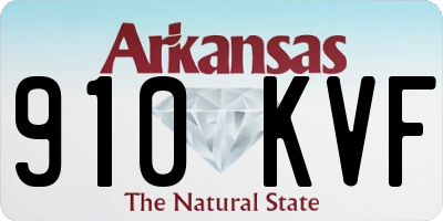 AR license plate 910KVF