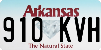 AR license plate 910KVH