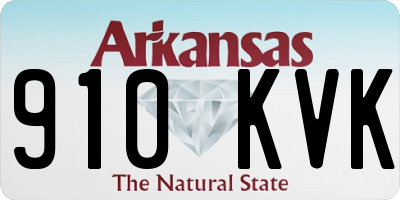 AR license plate 910KVK