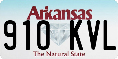 AR license plate 910KVL