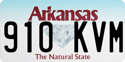AR license plate 910KVM
