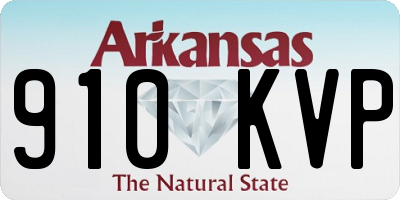 AR license plate 910KVP