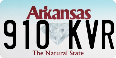 AR license plate 910KVR