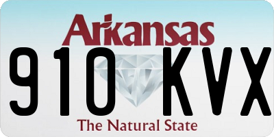 AR license plate 910KVX