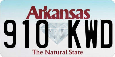 AR license plate 910KWD
