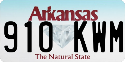 AR license plate 910KWM