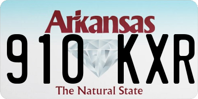 AR license plate 910KXR
