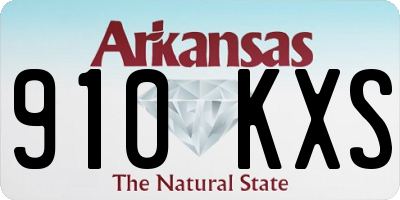 AR license plate 910KXS
