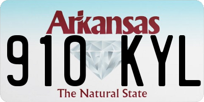 AR license plate 910KYL