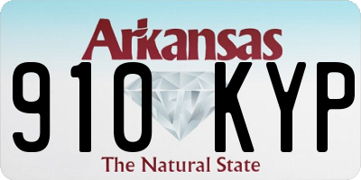 AR license plate 910KYP