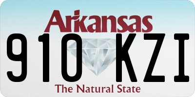 AR license plate 910KZI