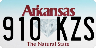 AR license plate 910KZS