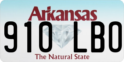 AR license plate 910LBO