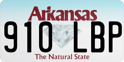 AR license plate 910LBP