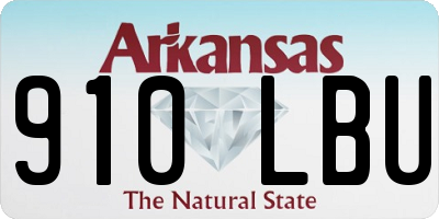 AR license plate 910LBU