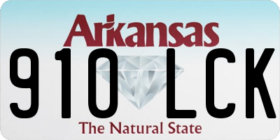 AR license plate 910LCK