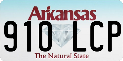 AR license plate 910LCP